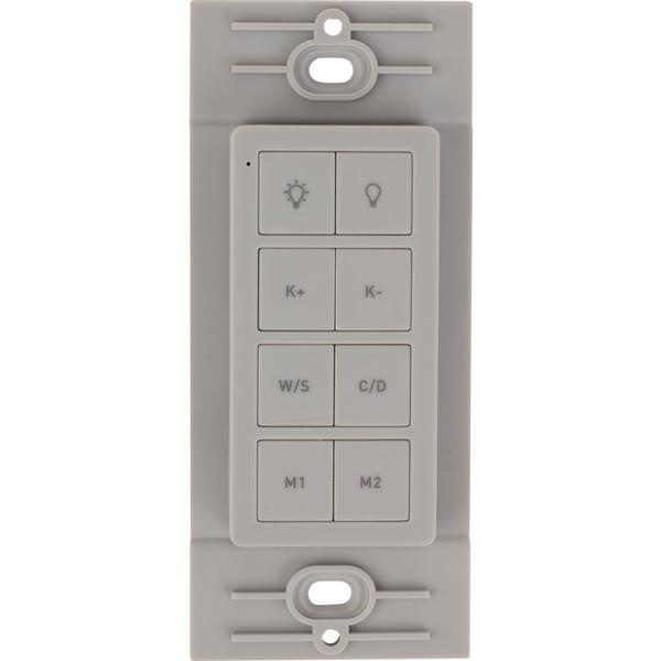 Tunable Radio Frequency Grey Task Lighting Remote Control
